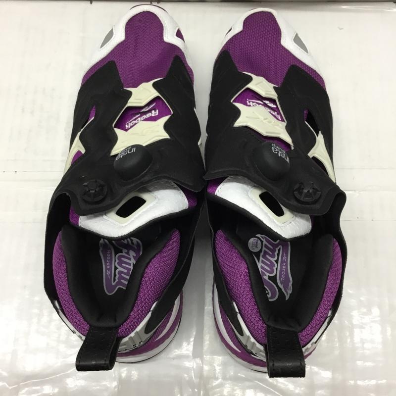 リーボック Reebok スニーカー スニーカー GX2662 INSTAPUMP FURY 95 28cm 28.0cm ロゴ、文字 白 / ホワイト / X 黒 / ブラック / X 紫 / パープル /  メンズ USED 古着 中古 10119899