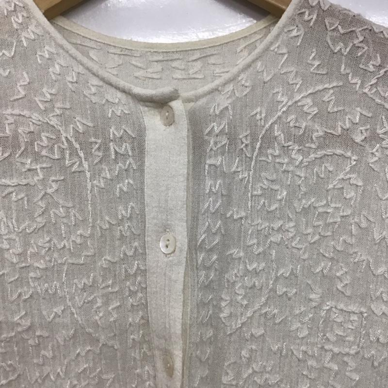 トゥデイフル TODAYFUL ワンピース ロングスカート 12010322 Embroidery Gauze Dress 長袖 36 刺繍 アイボリー / アイボリー /  レディース USED 古着 中古 10147155
