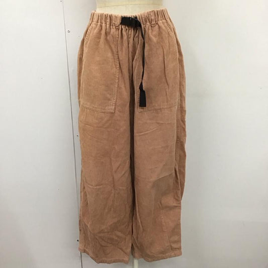 ニコアンド niko and... ボトムス ボトムス ST95CL07SW コーデュロイパンツ クライミングパンツ ワイドパンツ 3 無地 橙 / オレンジ /  レディース USED 古着 中古 10118021