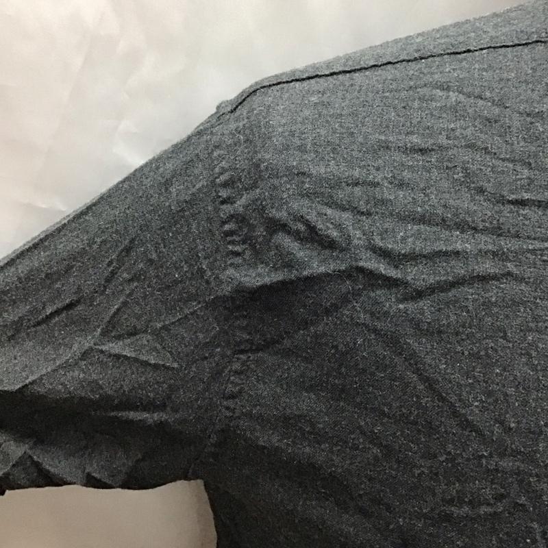 アメリカンイーグル AMERICANEAGLE シャツ、ブラウス 長袖 長袖シャツ カラーシャツ ポケットシャツ 長袖カットソー ボタンダウンシャツ S 無地 灰 / グレー /  メンズ USED 古着 中古 10116871