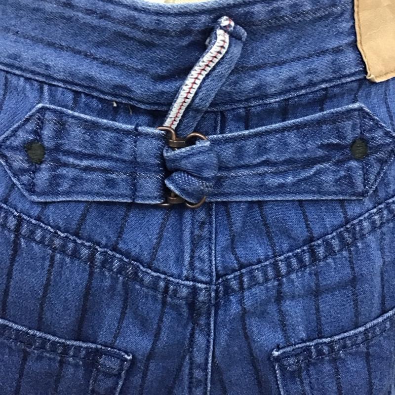 ニコアンド niko and... ボトムス ボトムス M ストライプ インディゴ / インディゴ /  レディース USED 古着 中古 10120509