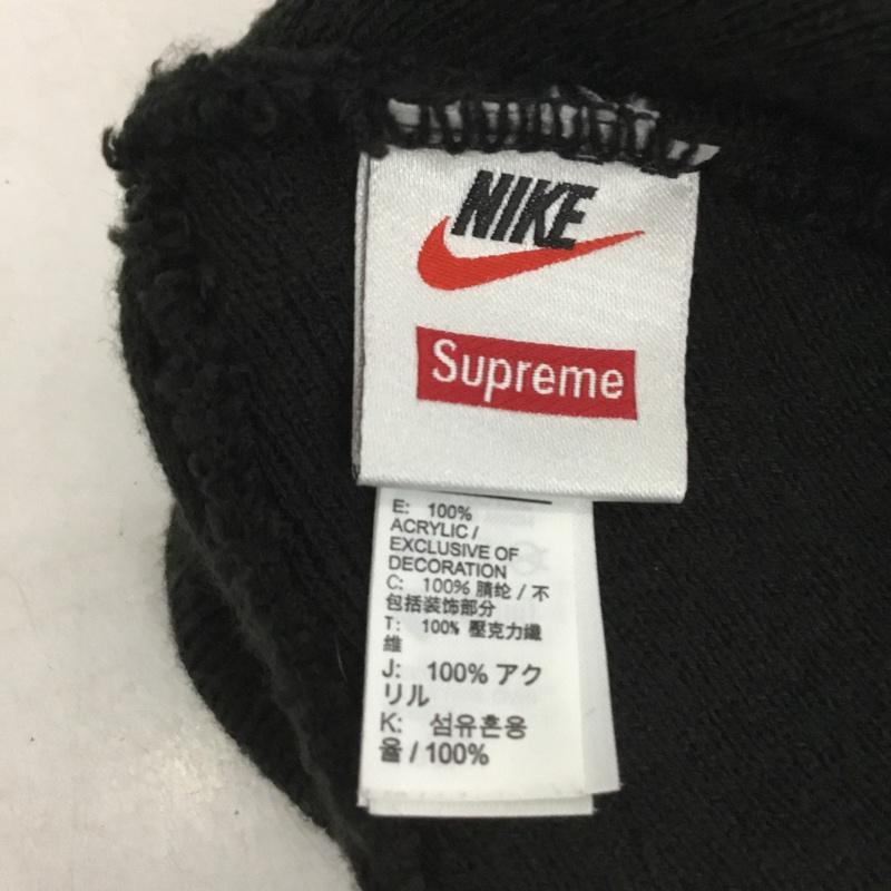 シュプリーム Supreme 帽子 ニット帽 DD1536-010 NIKE 21SS Snakeskin Beanie ロゴ、文字 黒 / ブラック /  メンズ USED 古着 中古 10137141
