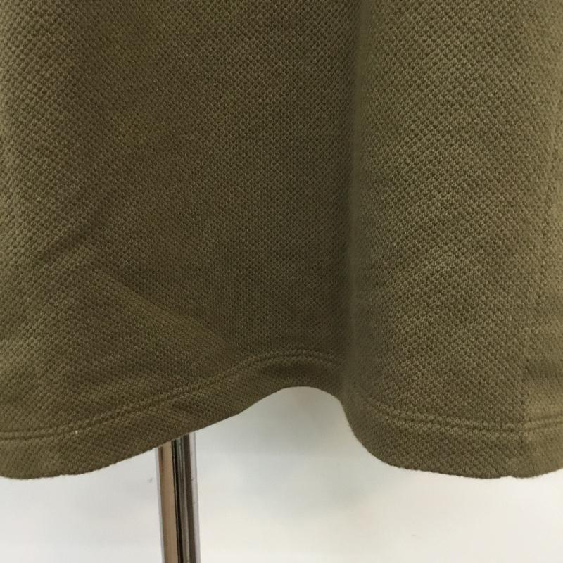 クロ KURO カットソー 半袖 962861 鹿の子 オーバーサイズ ビッグTシャツ 0 無地 カーキ / カーキ /  メンズ USED 古着 中古 10069239