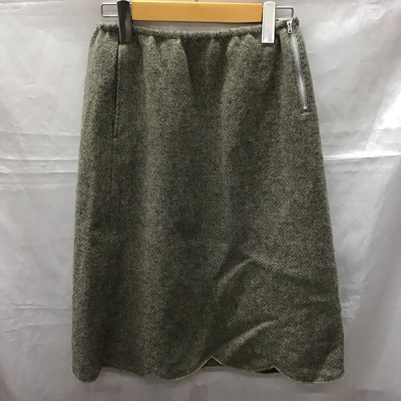マークバイマークジェイコブス MARC by MARC JACOBS スカート ミニスカート ミニスカート タイトスカート カジュアルスカート 2 無地 茶 / ブラウン /  レディース USED 古着 中古 10114903