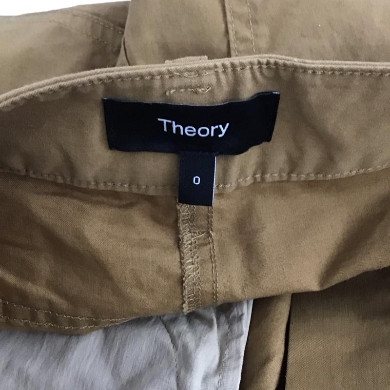 セオリー theory パンツ スラックス 0 無地 茶 / ブラウン /  レディース USED 古着 中古 10147205