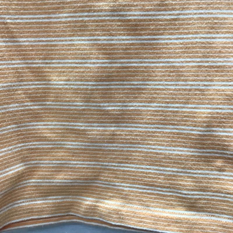ラルフローレン RALPHLAUREN Tシャツ 半袖 90cm ベビー ボーダー 90cm ワンポイント 橙 / オレンジ / X 白 / ホワイト /  ガールズ USED 古着 中古 10116903
