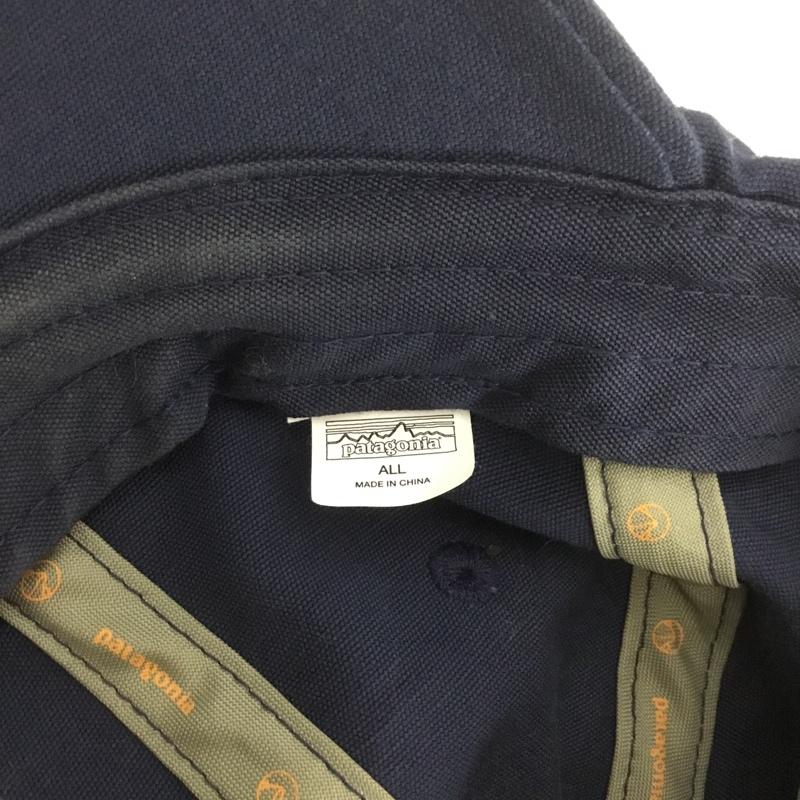 パタゴニア patagonia 帽子 キャップ netplus ロゴ、文字 紺 / ネイビー /  メンズ USED 古着 中古 10143296