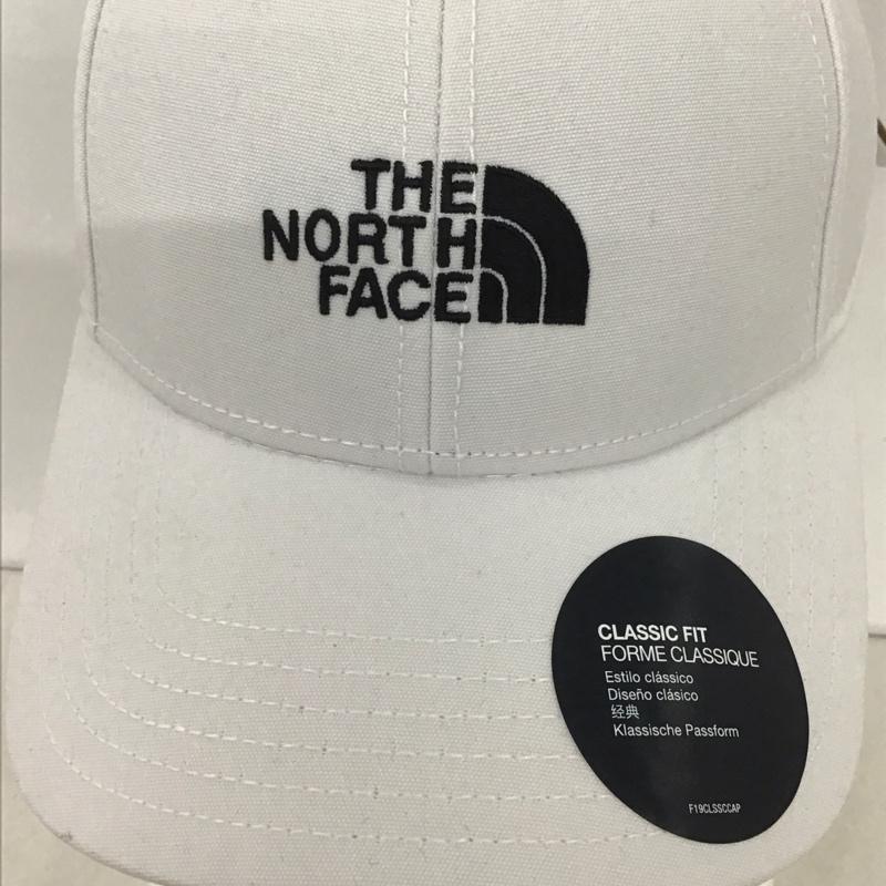 ザノースフェイス THE NORTH FACE 帽子 キャップ NF0A4VSV RECYCLED 66 CLASSIC HAT タグ付き ロゴ、文字 白 / ホワイト /  メンズ USED 古着 中古 10132515