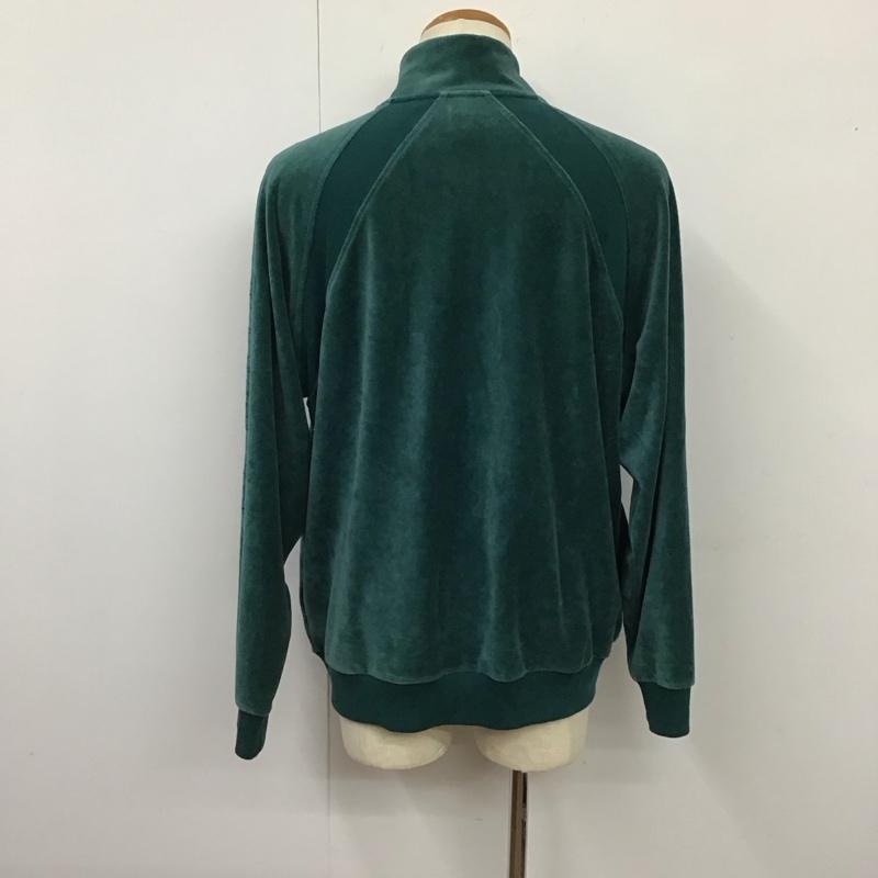 シュプリーム Supreme カットソー 長袖 18SS Supreme×LACOSTE VelourHalfZipTrackTop プルオーバー L ロゴ、文字 緑 / グリーン /  メンズ USED 古着 中古 10115606