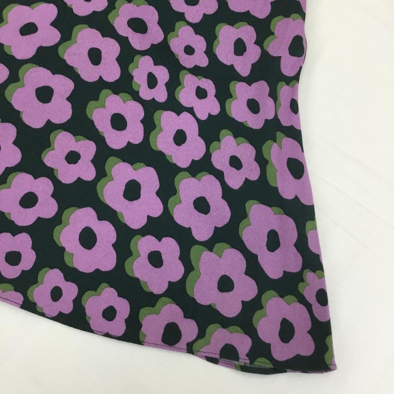 ケイトスペード Kate Spade ワンピース ひざ丈スカート 0 花柄 緑 / グリーン /  レディース USED 古着 中古 10106160