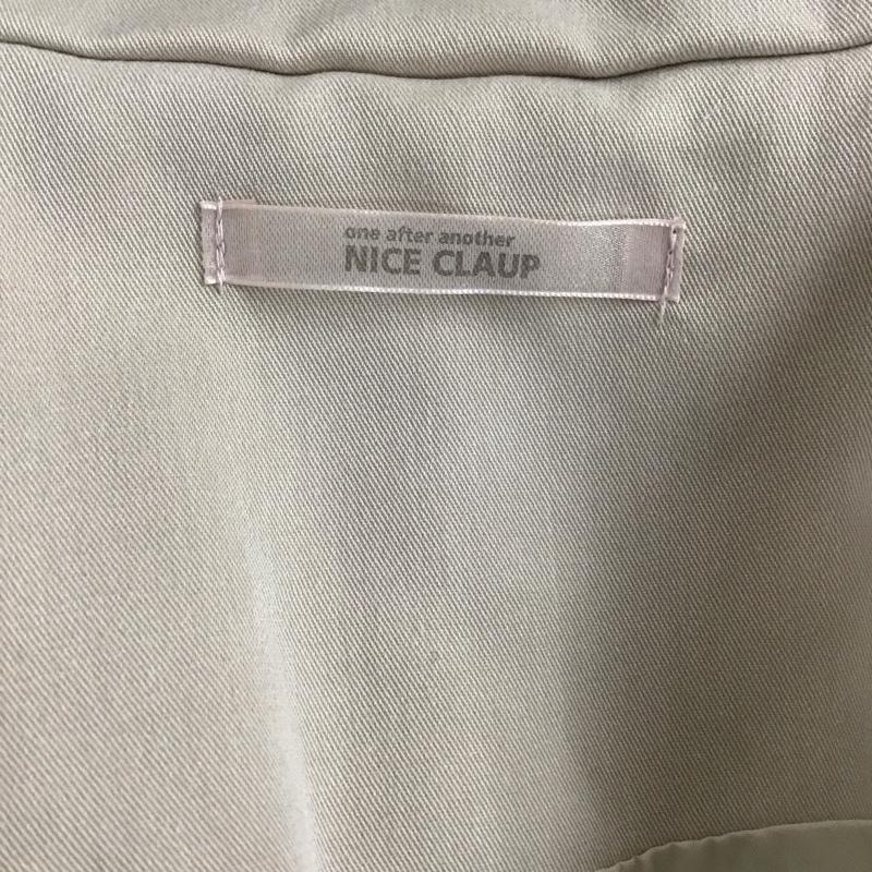 ナイスクラップ NICE CLAUP コート トレンチコート FREE 無地 ベージュ / ベージュ /  レディース USED 古着 中古 10124817