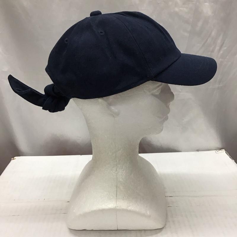 ロペピクニック ROPE  PICNIC 帽子 キャップ GIU-4700-A バックリボン 無地 紺 / ネイビー /  レディース USED 古着 中古 10118905