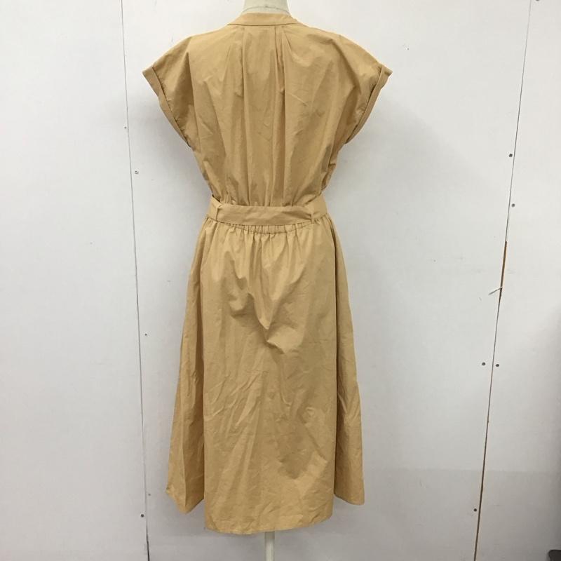 サニーレーベル Sonny Label ワンピース ロングスカート 半袖ロングワンピース フレアスカート 切り替えワンピース FREE 無地 ベージュ / ベージュ /  レディース USED 古着 中古 10115172