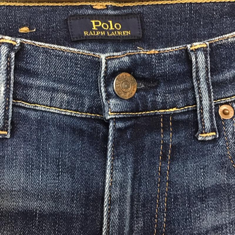 ポロラルフローレン POLO RALPH LAUREN パンツ デニム、ジーンズ 26インチ 無地 インディゴ / インディゴ /  レディース USED 古着 中古 10132162