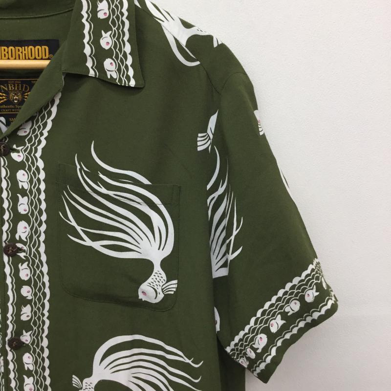 ネイバーフッド NEIGHBORHOOD シャツ、ブラウス 半袖 NEIGHBORHOOD OTHA FISH.ALOHA/R-SHIRT.SS 181TSNH-SHM04 S 総柄 緑 / グリーン /  メンズ USED 古着 中古 10127861