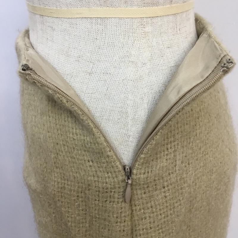 マカフィー MACPHEE スカート ひざ丈スカート 台形スカート 36 無地 ベージュ / ベージュ /  レディース USED 古着 中古 10042187