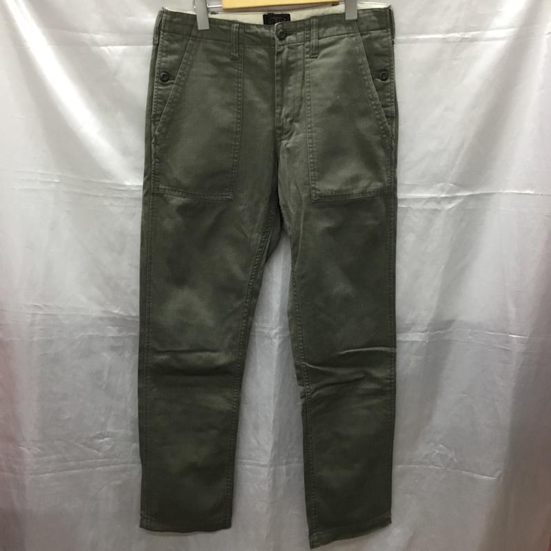ビームスプラス BEAMS + パンツ ワークパンツ、ペインターパンツ ベイカーパンツ ミリタリーパンツ ワイドパンツ カジュアルパンツ S 無地 カーキ / カーキ /  メンズ USED 古着 中古 10114125