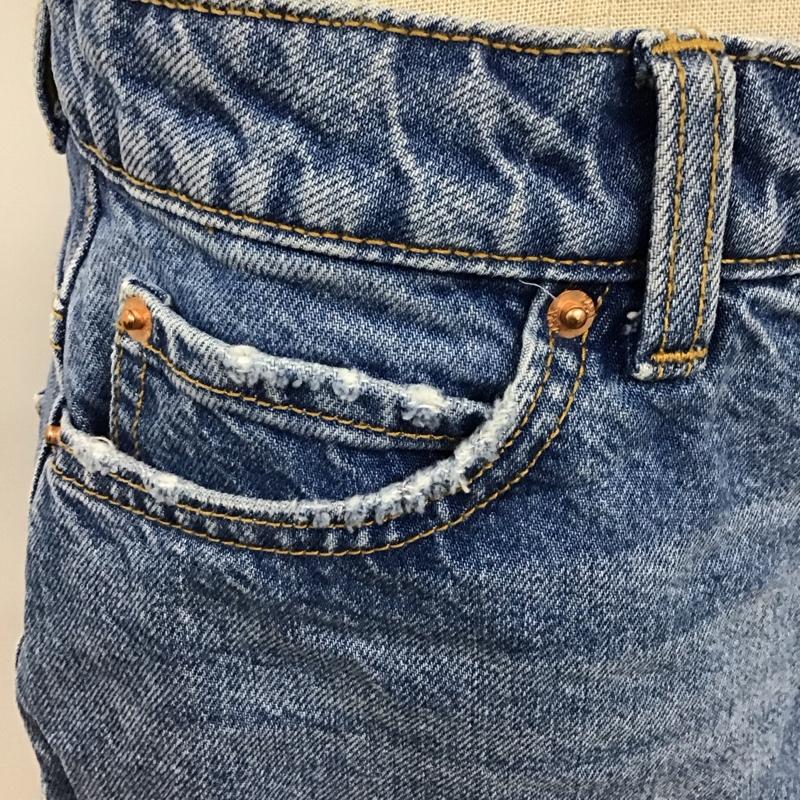 ザラ ZARA スカート ミニスカート デニムスカート ミニスカート カジュアルスカート S 無地 インディゴ / インディゴ /  レディース USED 古着 中古 10117949