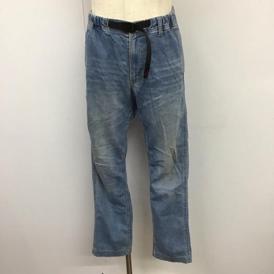 グラミチ GRAMICCI パンツ デニム、ジーンズ GMP-15S011 DENIM NARROW PANTS S ロゴ、文字 水色 / ライトブルー /  メンズ USED 古着 中古 10119160