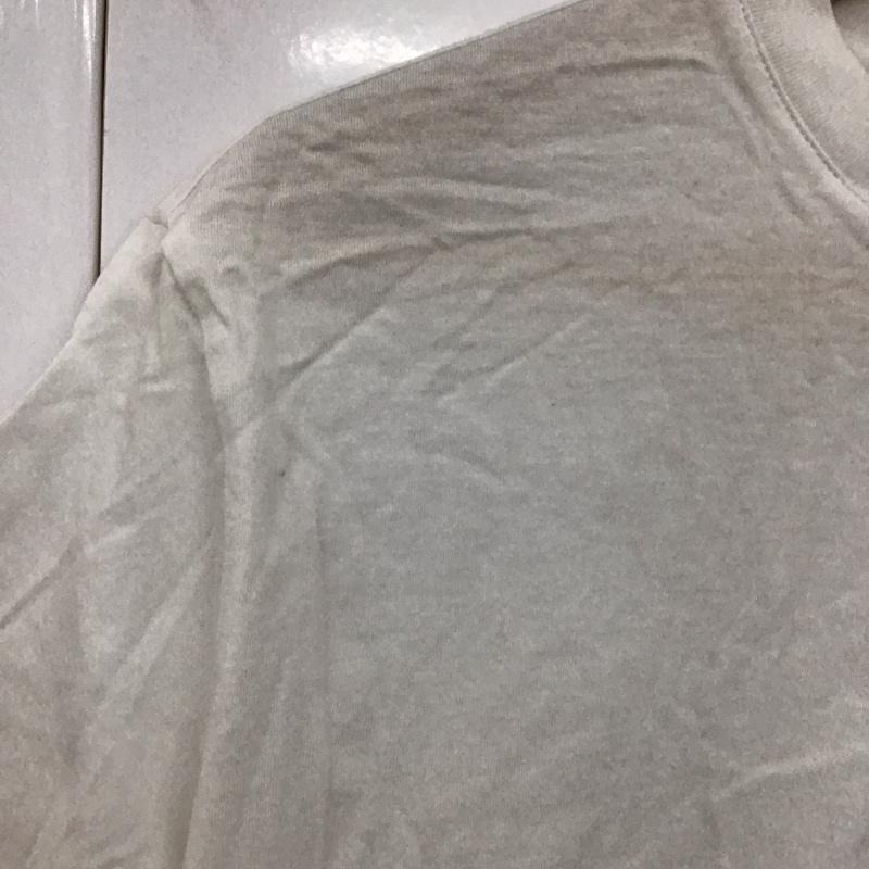 ラコステ LACOSTE Tシャツ 半袖 半袖カットソー プリントTシャツ クルーネックカットソー 4 ロゴ、文字 白 / ホワイト /  メンズ USED 古着 中古 10128728