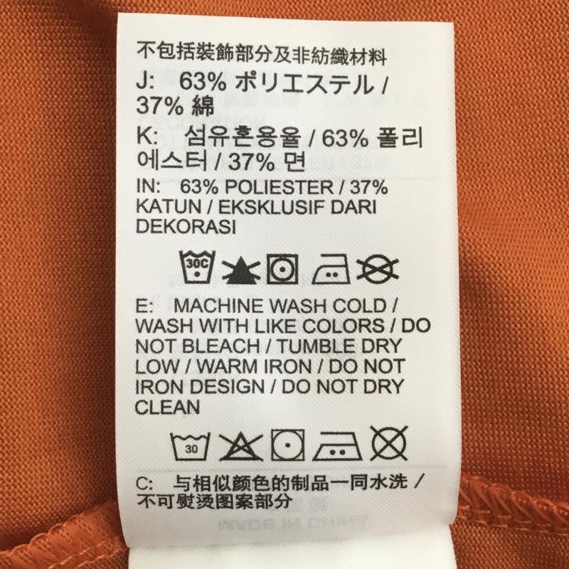 ナイキ NIKE Tシャツ 長袖 L ロゴ、文字 橙 / オレンジ /  メンズ USED 古着 中古 10110708