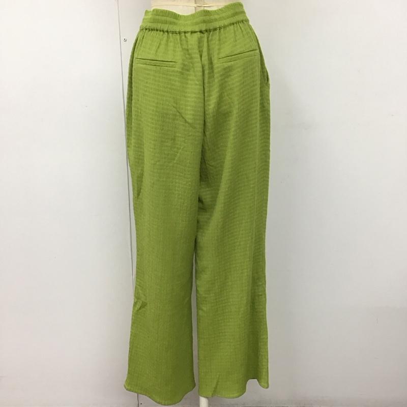 ニコアンド niko and... ボトムス ボトムス S223IL21FL イージーパンツ ワイドパンツ L  黄緑 / イエローグリーン /  レディース USED 古着 中古 10111558