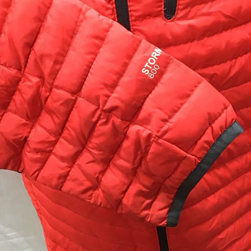 エディーバウアー Eddie Bauer ジャケット、上着 ジャケット、ブレザー ジップアップジャケット ジャンパー ジャケット ダウンジャケット アウター M ロゴ、文字 赤 / レッド / X 紺 / ネイビー /  メンズ USED 古着 中古 10110765