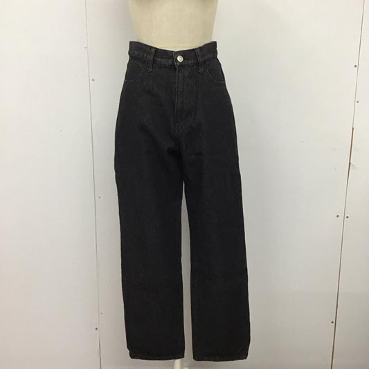 フーズフーチコ who s who Chico パンツ デニム、ジーンズ WWZ1002203A0001 センタープレスハイウエストデニム FREE 無地 黒 / ブラック /  レディース USED 古着 中古 10122577