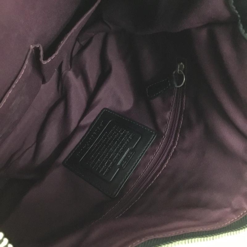 コーチ COACH トートバッグ トートバッグ F14018 無地 黒 / ブラック /  レディース USED 古着 中古 10133243