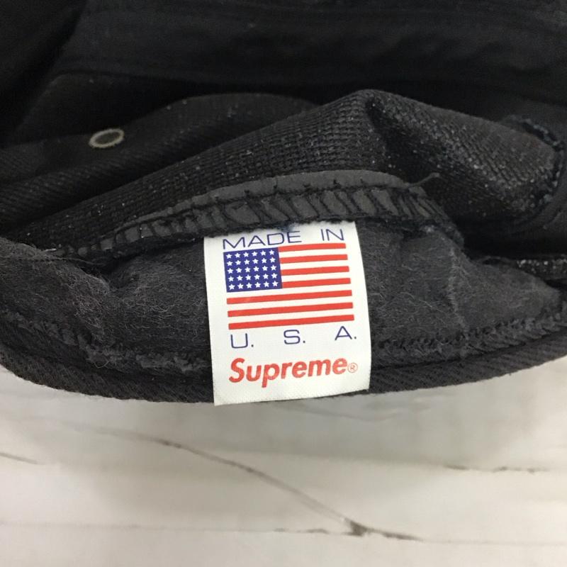 シュプリーム Supreme 帽子 キャップ Camp cap ロゴ、文字 黒 / ブラック /  メンズ USED 古着 中古 10111531