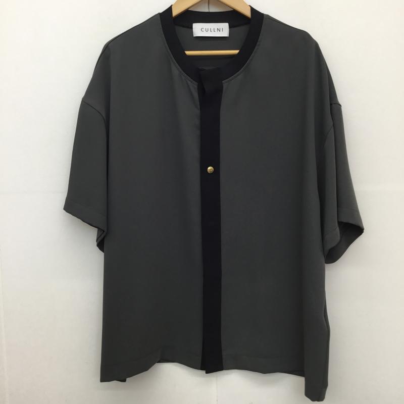 クルニ CULLNI シャツ、ブラウス 半袖 1 無地 緑 / グリーン /  メンズ USED 古着 中古 10129336