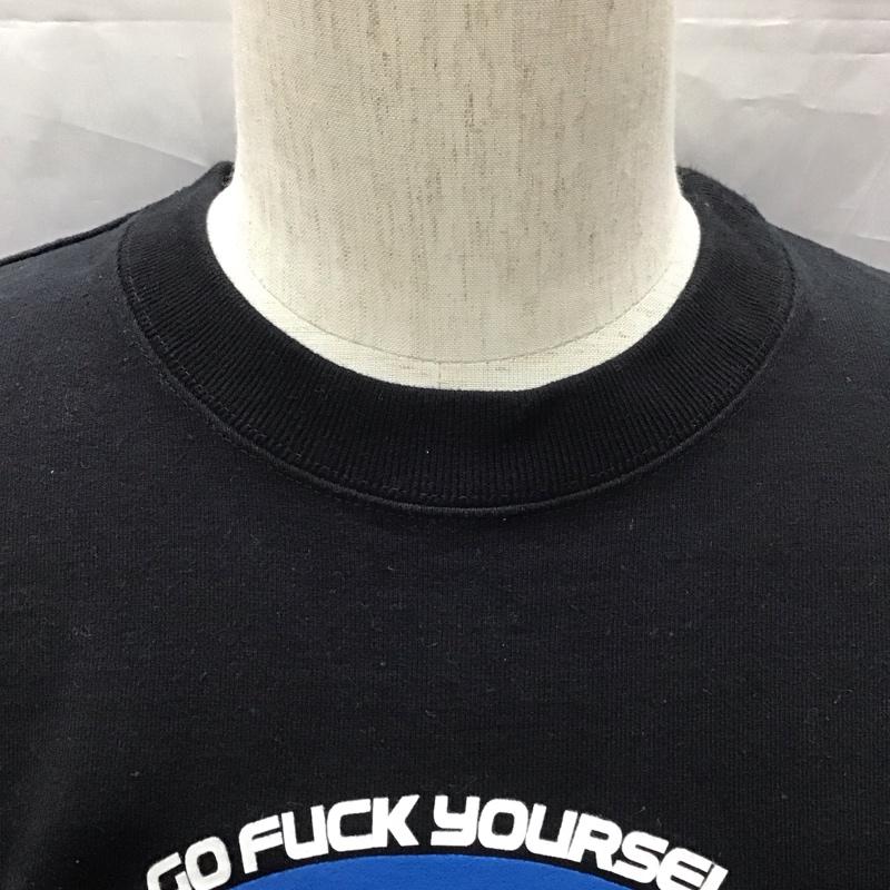 フルビーケー FULL-BK Tシャツ 半袖 90864398 半袖Tシャツ JohnsByJOHNNYコラボ 人類Tシャツ プリントTシャツ M ロゴ、文字 黒 / ブラック /  メンズ USED 古着 中古 10111676