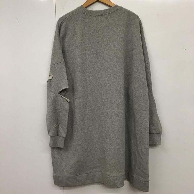 古着 USED ワンピース ミニスカート manon mimie manon tokyo スウェット FREE 無地 灰 / グレー /  レディース USED 古着 中古 10120139