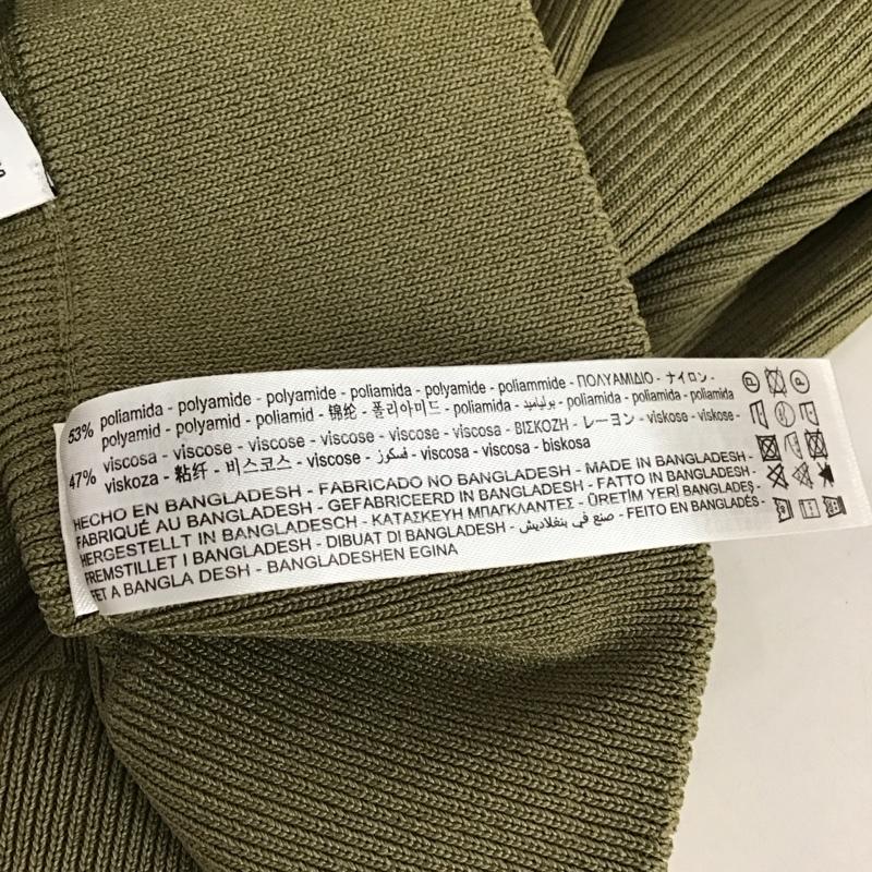 ザラ ZARA スカート ロングスカート タイトスカート L 無地 カーキ / カーキ /  レディース USED 古着 中古 10150502