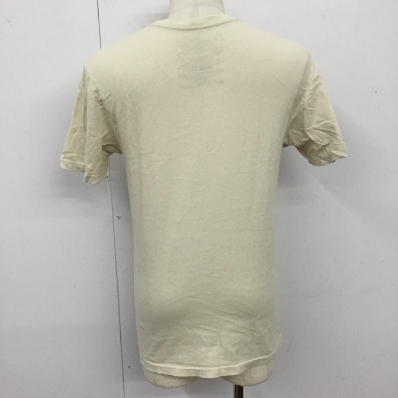 パタゴニア patagonia Tシャツ 半袖 半袖カットソー プリントTシャツ クルーネックカットソー S ロゴ、文字 ベージュ / ベージュ /  メンズ USED 古着 中古 10120846