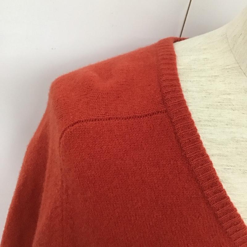 ポロバイラルフローレン Polo by RALPH LAUREN ニット、セーター 長袖 KR-RL-HA0701 Vネック ウール L ワンポイント 赤 / レッド /  メンズ USED 古着 中古 10110848