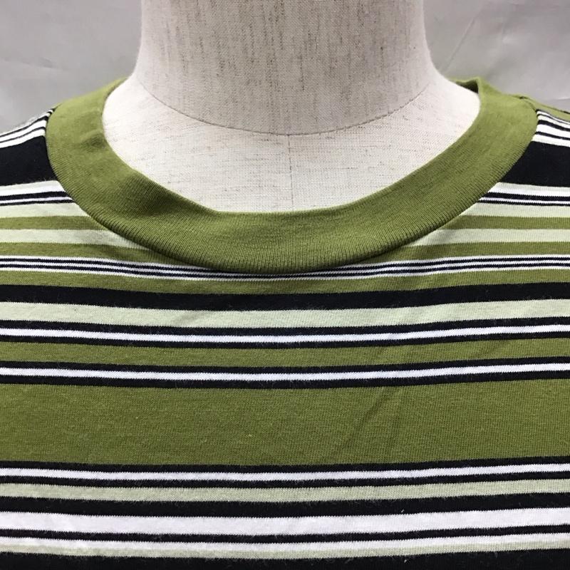 カーハート Carhartt Tシャツ 半袖 I031603 LAFFERTY T-SHIRT マルチボーダー クルーネック L ボーダー柄 マルチカラー / マルチカラー /  メンズ USED 古着 中古 10122614