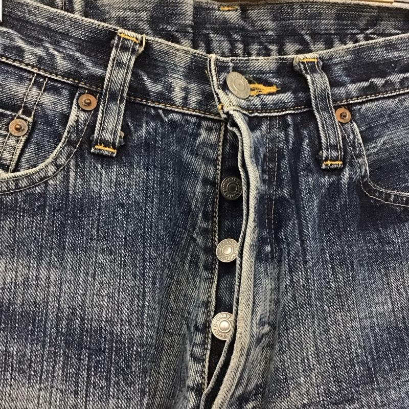 ステュディオ・ダ・ルチザン STUDIO D ARTISAN パンツ デニム、ジーンズ デニムパンツ ストレートパンツ ワイドパンツ カジュアルパンツ 31インチ 無地 インディゴ / インディゴ /  メンズ USED 古着 中古 10109937