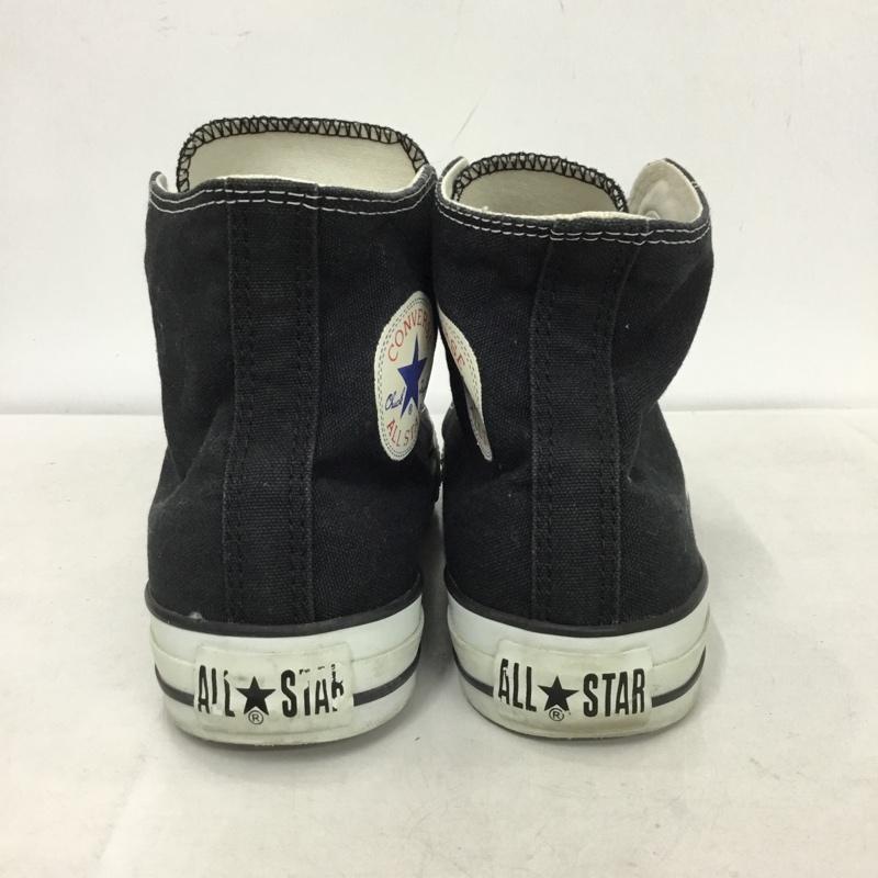 コンバース CONVERSE スニーカー スニーカー 1404 ALL STAR ハイカット 25cm 25.0cm ロゴ、文字 黒 / ブラック /  レディース USED 古着 中古 10147129