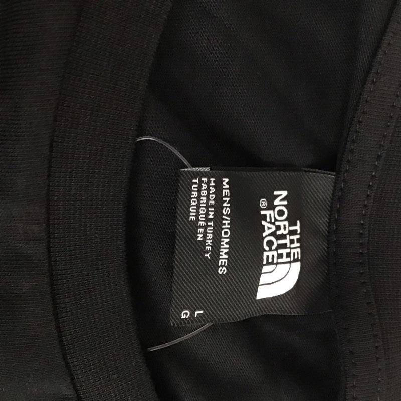ザノースフェイス THE NORTH FACE Tシャツ 半袖 NF0A87NPJK3 L ロゴ、文字 X プリント 黒 / ブラック /  メンズ USED 古着 中古 10132533