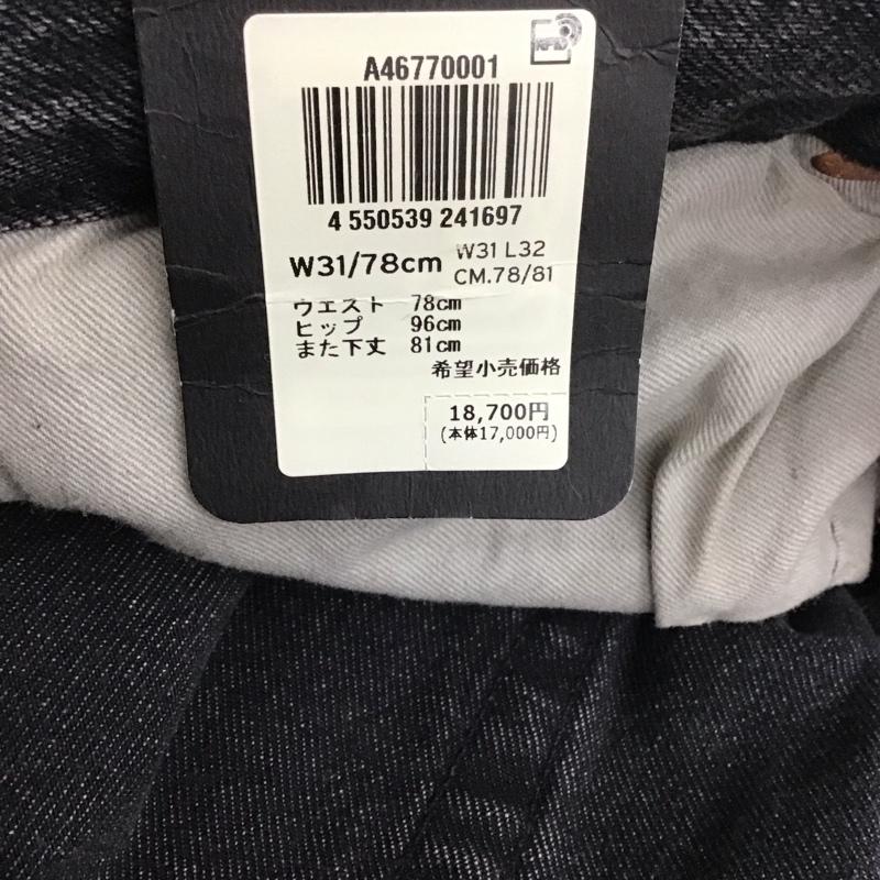 リーバイス Levi s パンツ デニム、ジーンズ A4677-0001 501 54ジーンズ W31 L32 タグ付き 31インチ ダメージ加工 黒 / ブラック /  メンズ USED 古着 中古 10111876