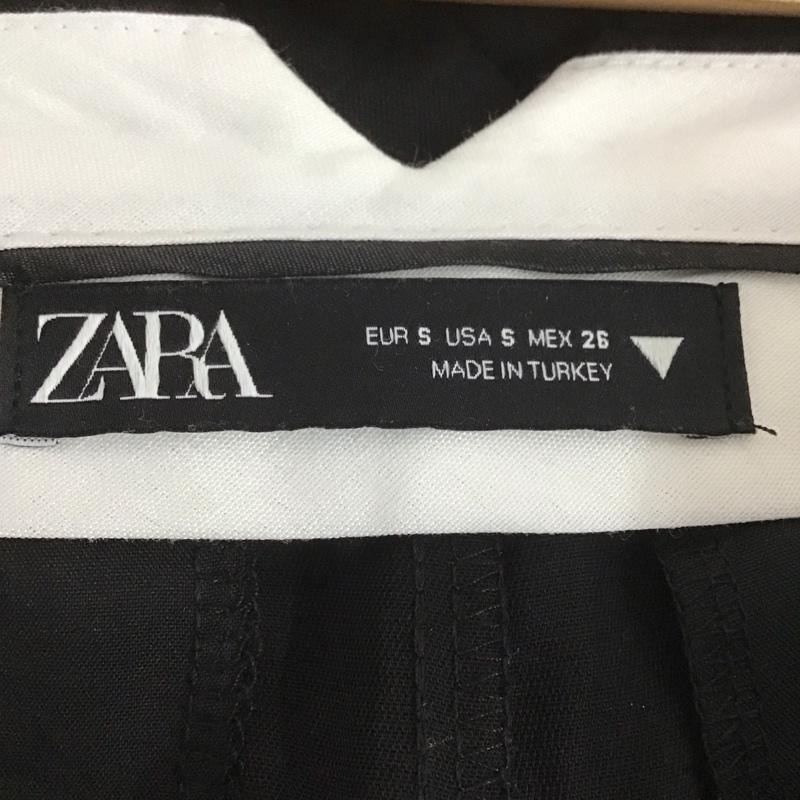 ザラ ZARA パンツ スラックス S 無地 黒 / ブラック /  レディース USED 古着 中古 10106390