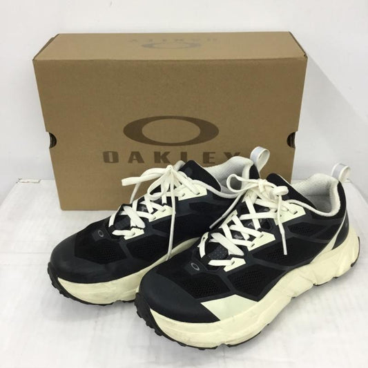 オークリー OAKLEY スニーカー スニーカー FOF100350 Light Breathe 26.5cm 箱有 26.5cm ロゴ、文字 黒 / ブラック / X 水色 / ライトブルー /  メンズ USED 古着 中古 10109900
