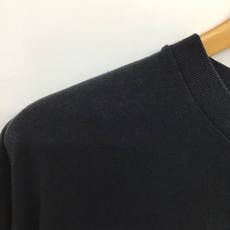 ベイプ BAPE カットソー 長袖 長袖カットソー 無地カットソー クルーネック XXL 無地 黒 / ブラック /  メンズ USED 古着 中古 10141411