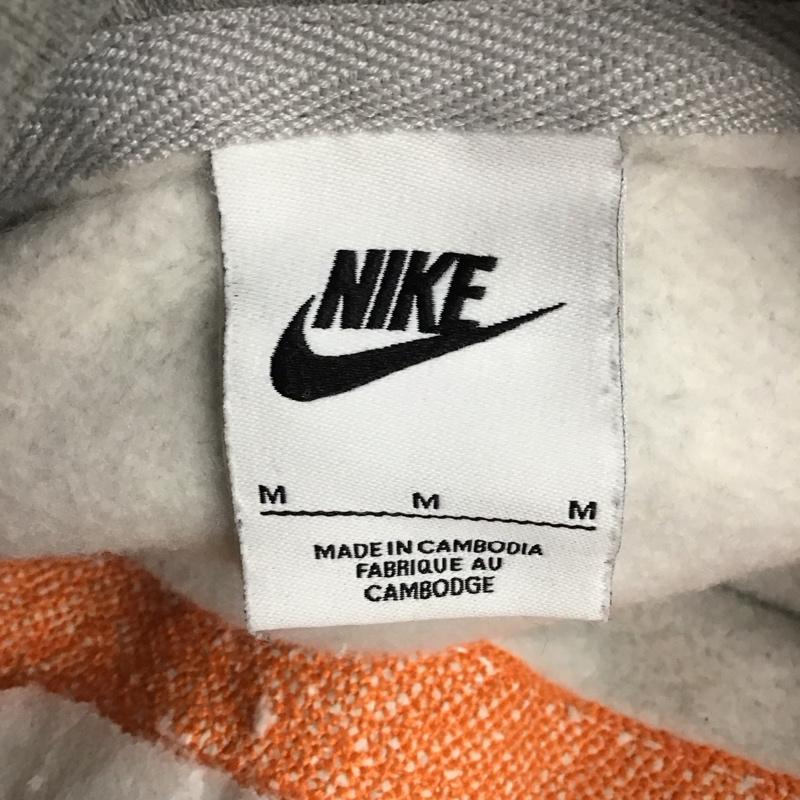 ナイキ NIKE パーカー 長袖 FN3105-063 長袖パーカー プリントスウェット プルオーバー M ロゴ、文字 灰 / グレー /  メンズ USED 古着 中古 10131985