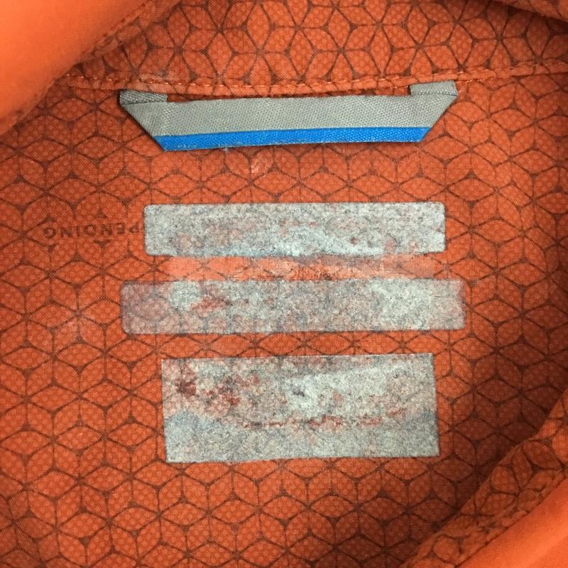 コロンビア Columbia シャツ、ブラウス 半袖 無地 橙 / オレンジ /  メンズ USED 古着 中古 10108972