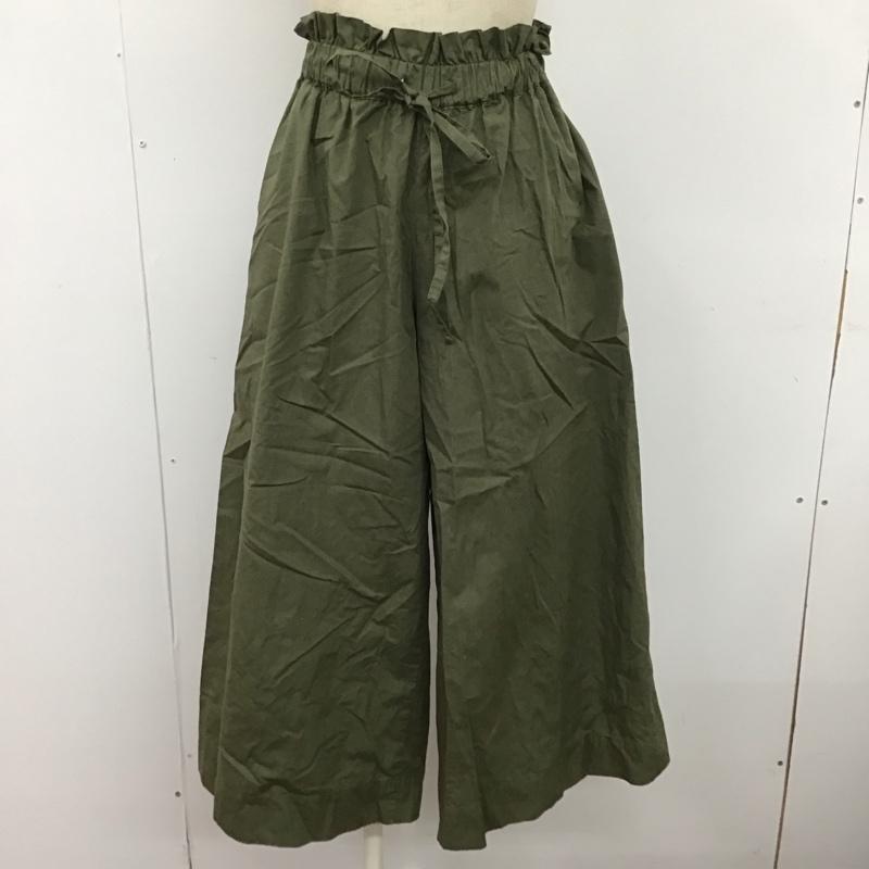 エヘカソポ ehka sopo パンツ ワークパンツ、ペインターパンツ 1402647 FREE 無地 カーキ / カーキ /  レディース USED 古着 中古 10107525