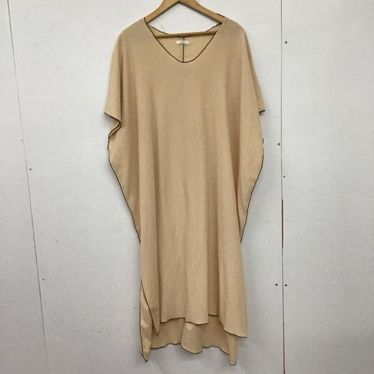 アイテムズ アーバンリサーチ ITEMS URBAN RESEARCH ワンピース ロングスカート it25-26B008 FREE 無地 ベージュ / ベージュ /  レディース USED 古着 中古 10133975