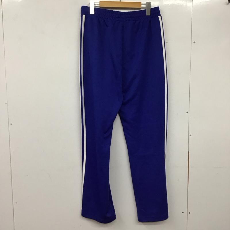 アディダス adidas パンツ ワークパンツ、ペインターパンツ klm63 ジャージ ワイドパンツ トラックパンツ XL ロゴ、文字 青 / ブルー /  メンズ USED 古着 中古 10136813