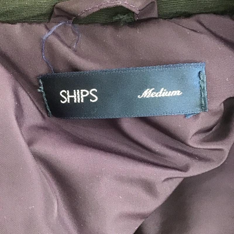 シップス SHIPS ベスト ベスト ベスト ノースリーブカットソー 前ボタン スタンドカラー M 無地 黒 / ブラック /  メンズ USED 古着 中古 10126267